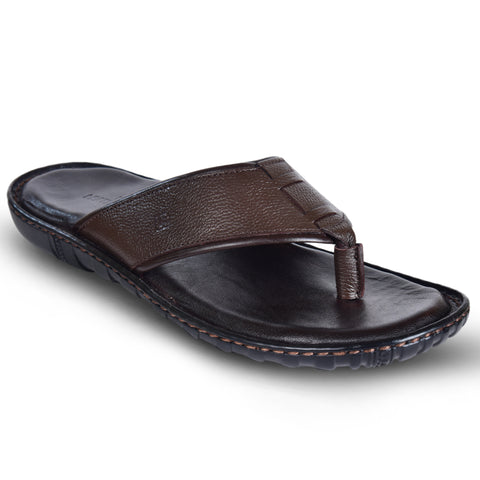 Men's Pure Leather Brown Sandals