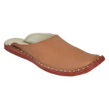 Leather Tan Jutis For Men