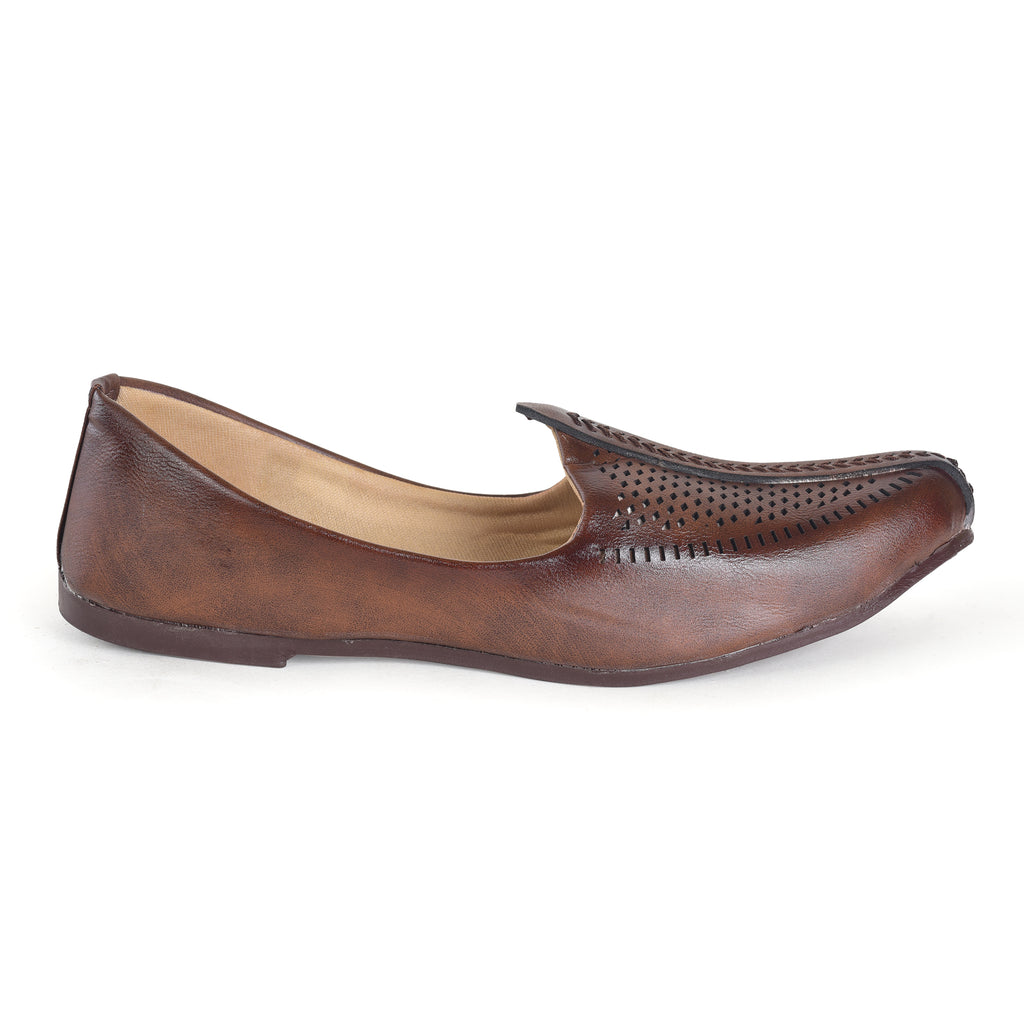 Designer Brown Jutis For Men