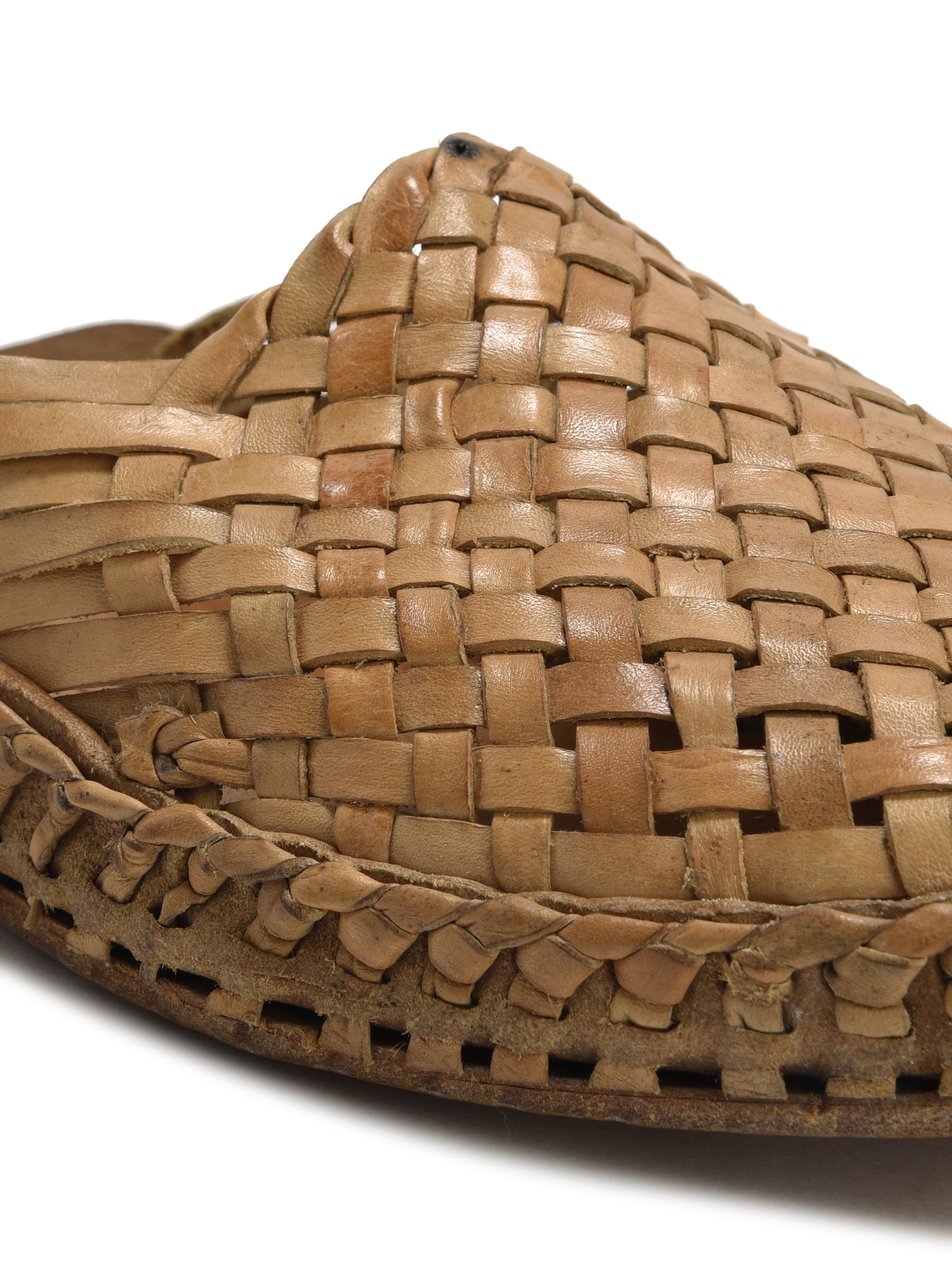 Kolapuri Centre Leather Tan Kolhapuri Sandals