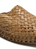 Kolapuri Centre Leather Tan Kolhapuri Sandals