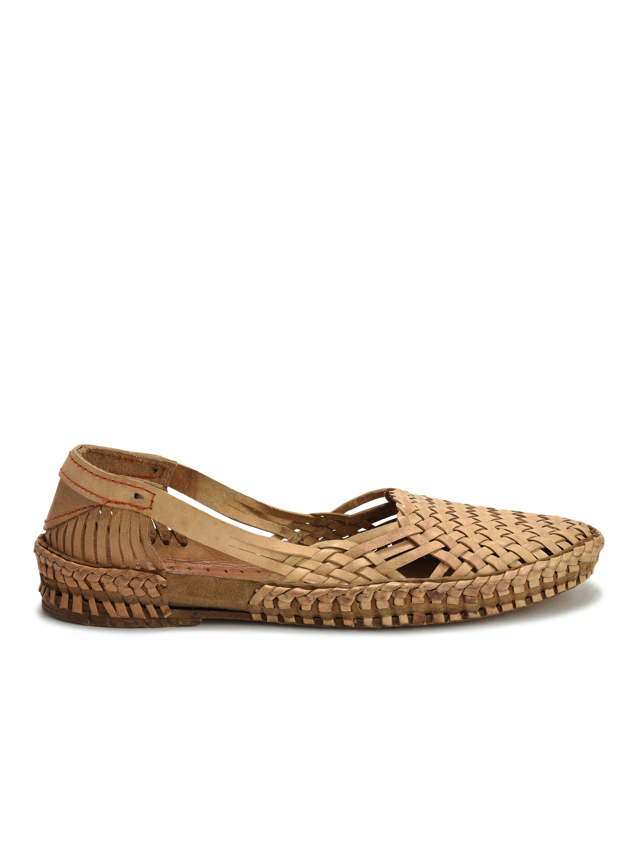 Kolapuri Centre Leather Brown Kolhapuri Jutis