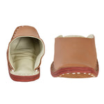 Leather Tan Jutis For Men