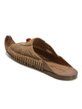 Kolapuri Centre Leather Tan Kolhapuri Sandals
