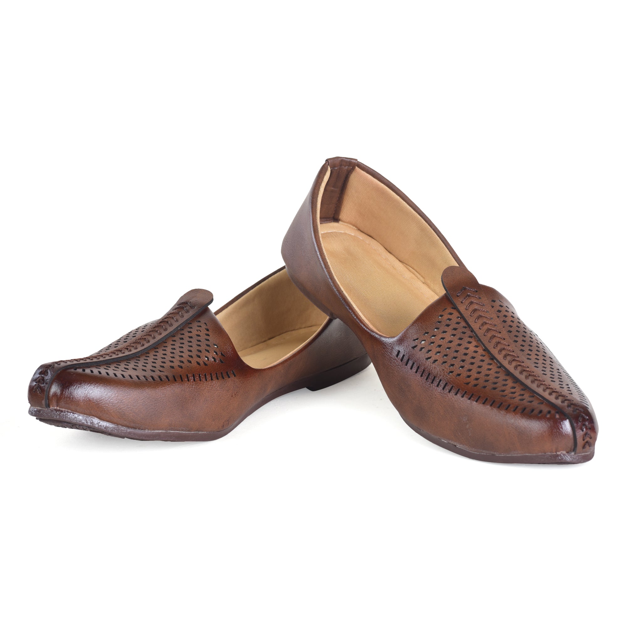 Designer Brown Jutis For Men