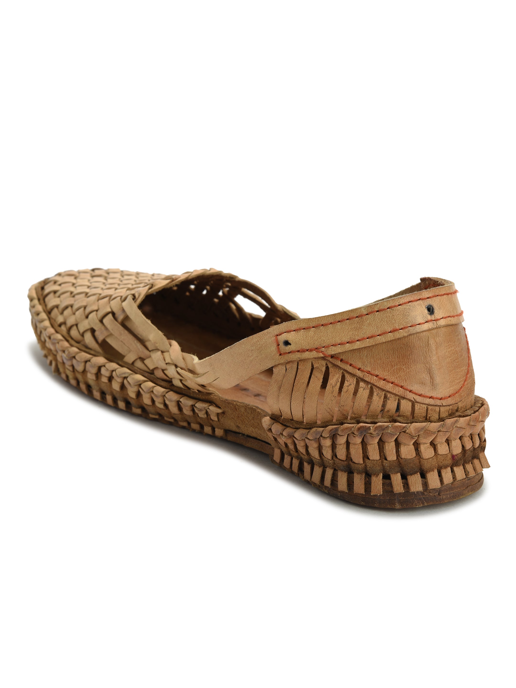 Kolapuri Centre Leather Brown Kolhapuri Jutis