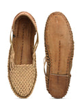 Kolapuri Centre Leather Brown Kolhapuri Jutis