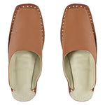 Leather Tan Jutis For Men