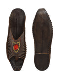 Kolapuri Centre Leather Brown Kolhapuri Sandals