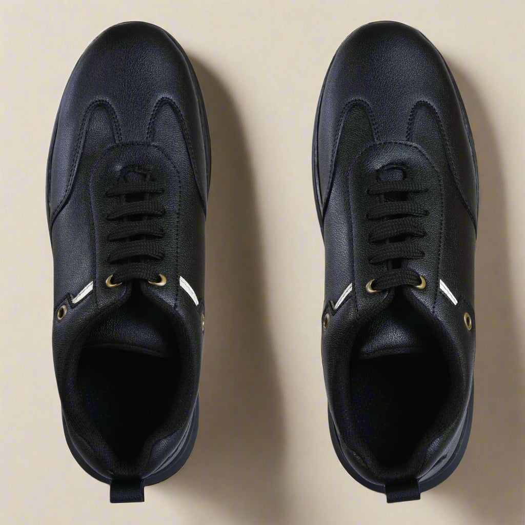 Men's Black Casual Sneakers