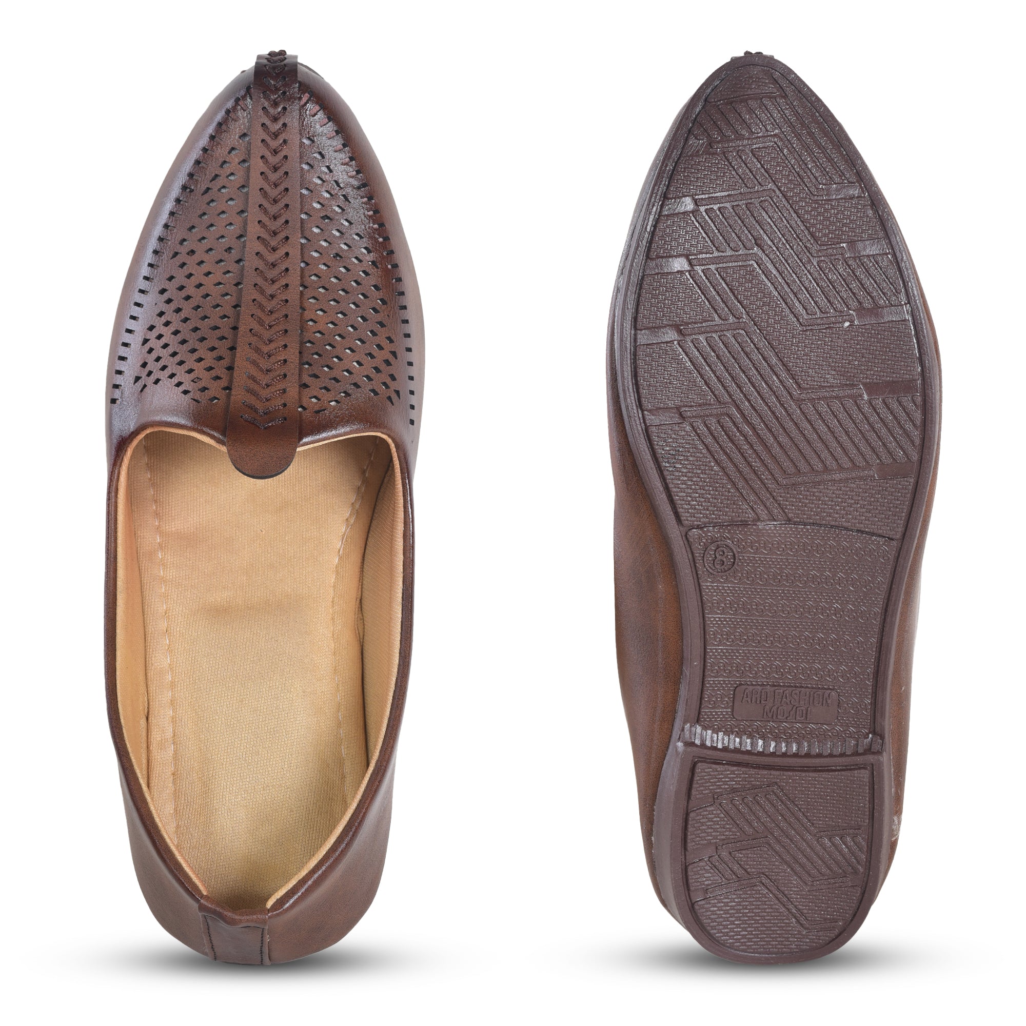 Designer Brown Jutis For Men
