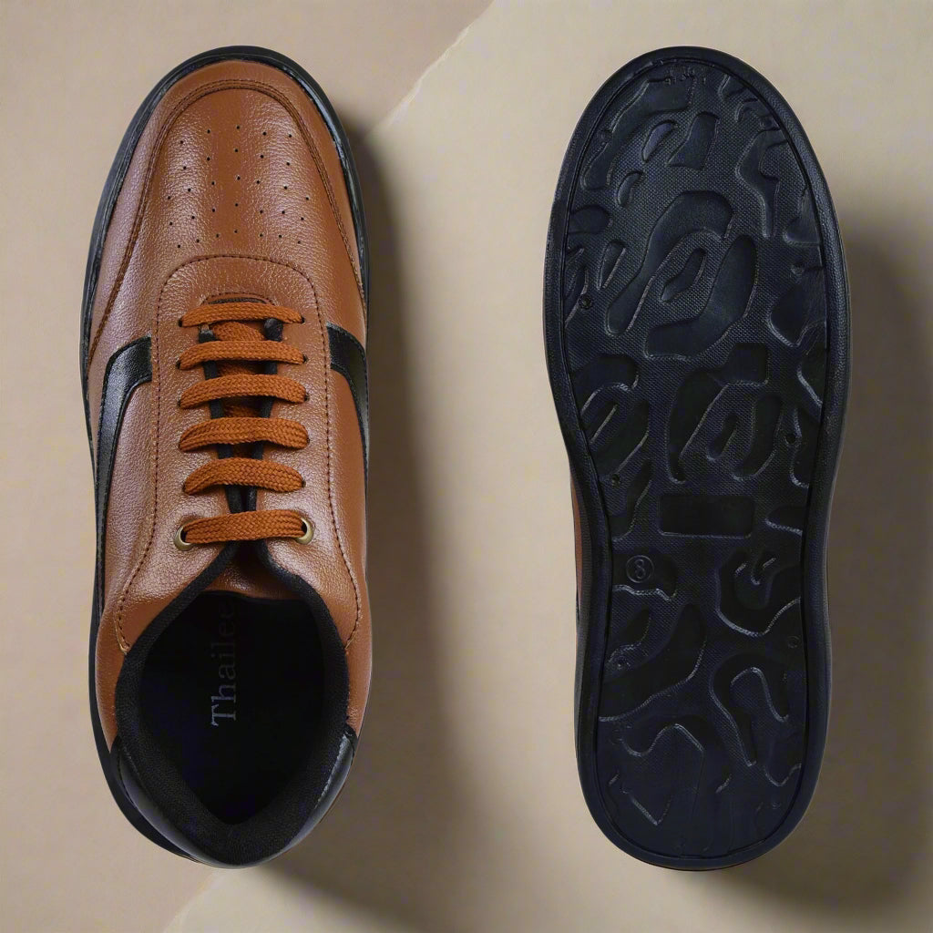 Men's Brown Casual Sneakers