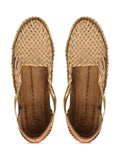 Kolapuri Centre Leather Brown Kolhapuri Jutis