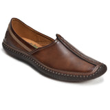 Handcrafted Brown Leather Loafers for Men