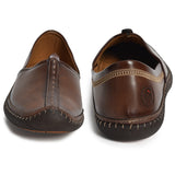 Handcrafted Brown Leather Loafers for Men