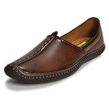 Handcrafted Brown Leather Loafers for Men