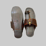Kolapuri Centre Leather Brown Kolhapuri Sandal
