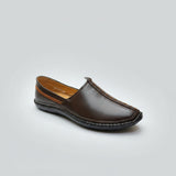 Handcrafted Brown Leather Loafers for Men
