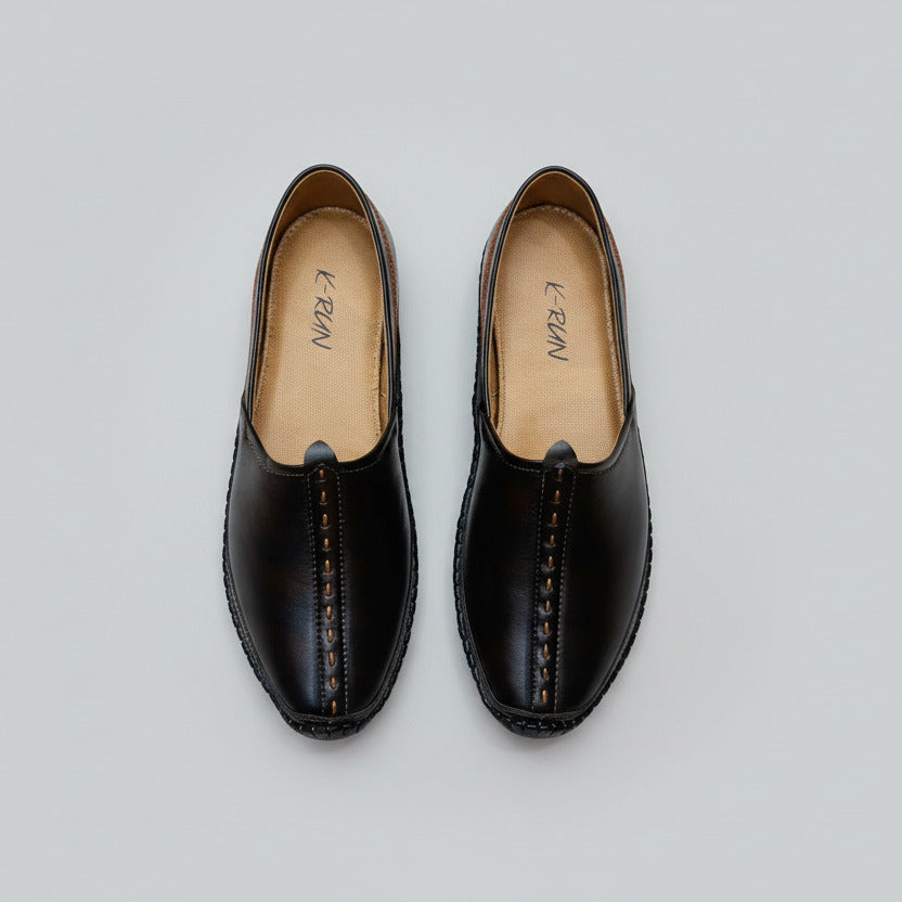 Handcrafted Brown Leather Loafers for Men
