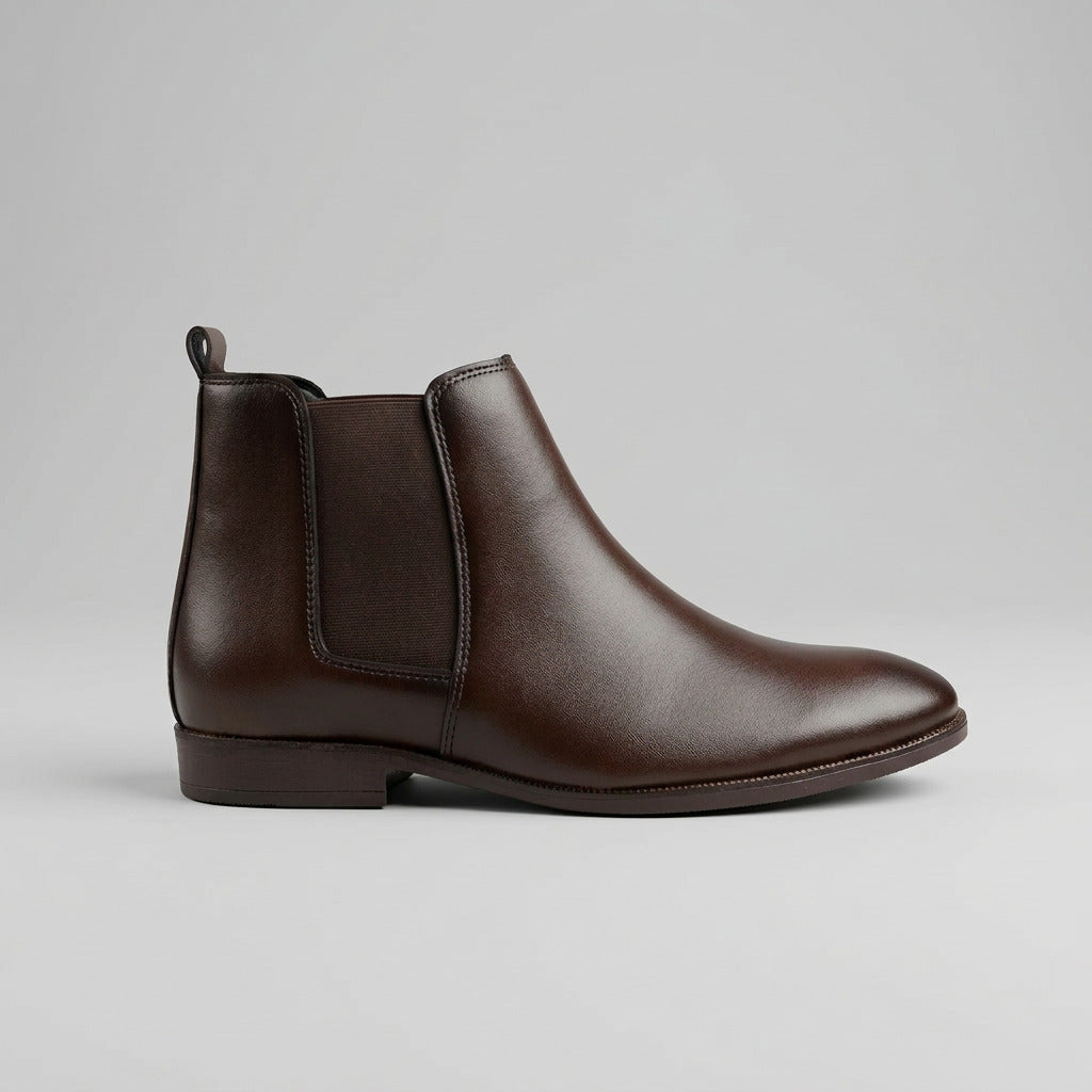 Men's Classic Brown Chelsea Boots | Stylish Ankle Boots