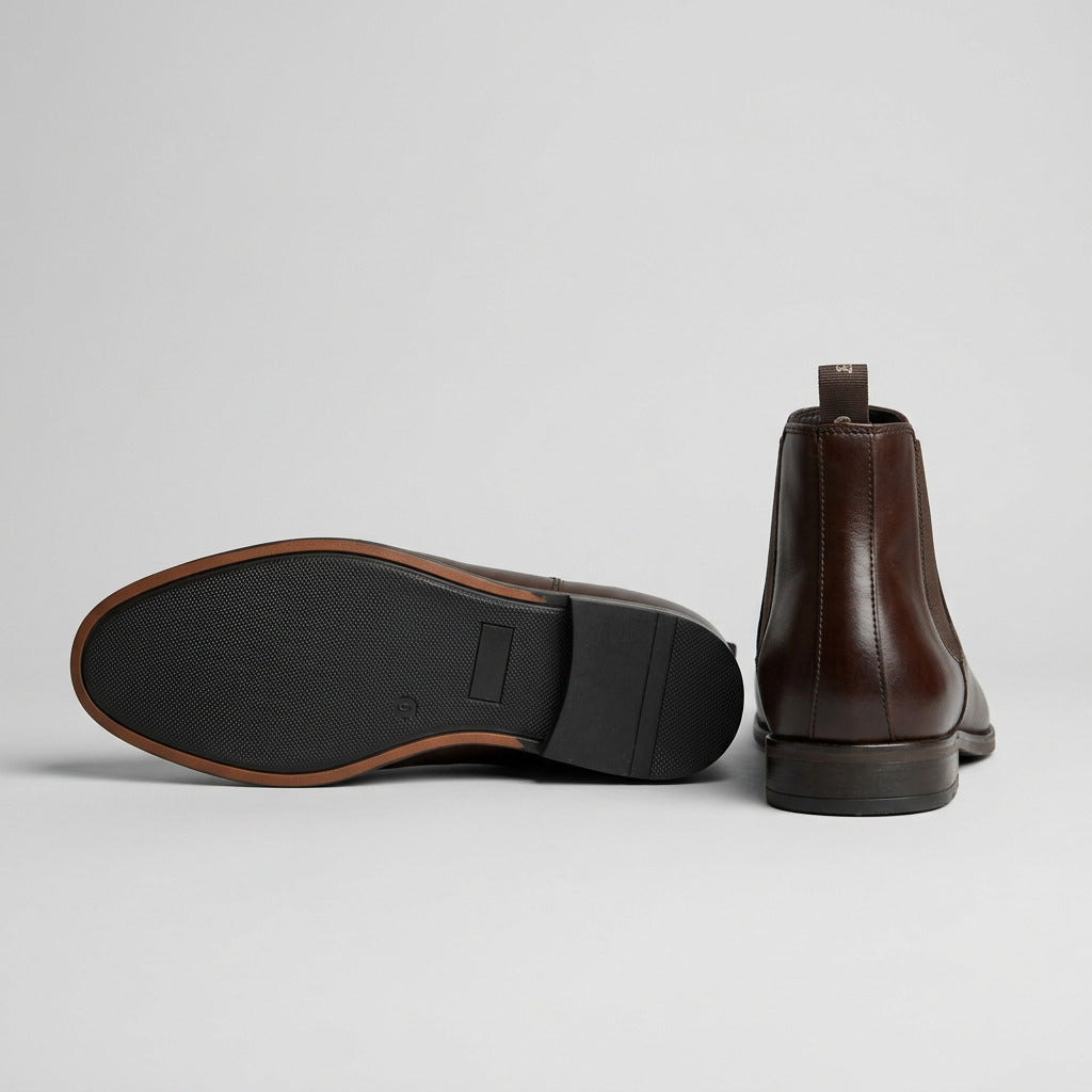 Men's Classic Brown Chelsea Boots | Stylish Ankle Boots
