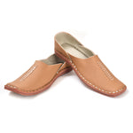 Leather Tan Jutis For Men