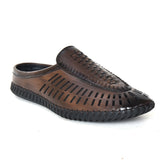 Kolapuri Centre Brown Jutis For Men