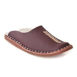 Leather Brown Jutis For Men