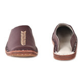 Leather Brown Jutis For Men