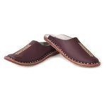 Leather Brown Jutis For Men