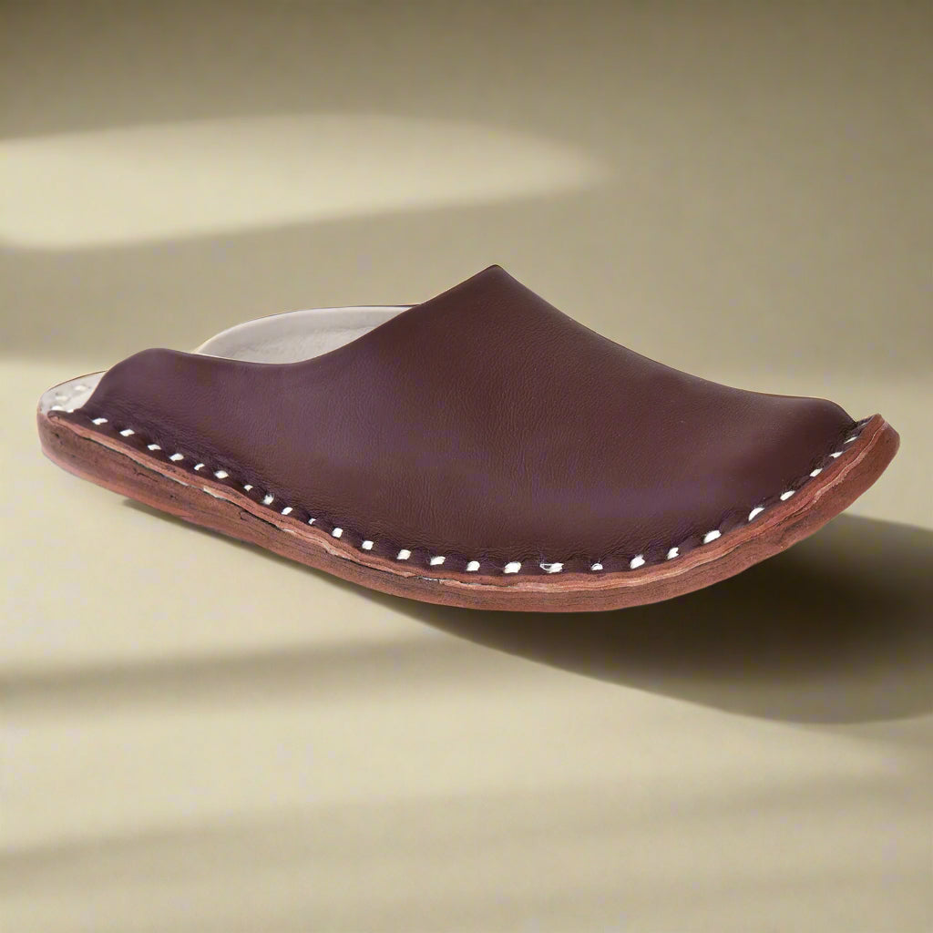Leather Brown Jutis For Men