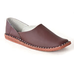 Leather Brown Jutis For Men