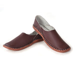 Leather Brown Jutis For Men