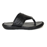 Men's Pure Leather Black Sandals