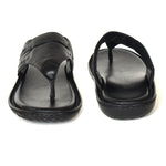 Men's Pure Leather Black Sandals