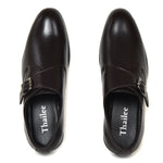 Men's Designer Brown Monk Strap Shoes