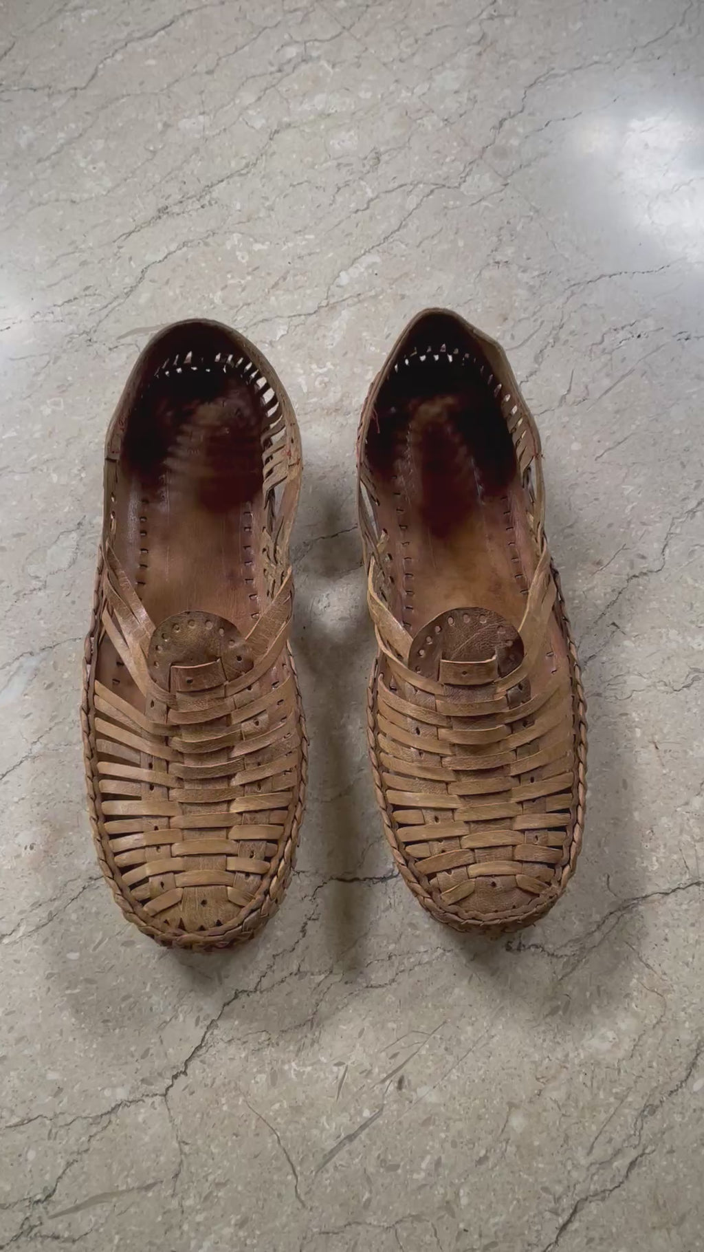 Kolapuri Centre Leather Brown Kolhapuri Jutis