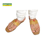 Kolapuri Centre Leather Tan Kolhapuri Jari Sandal