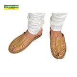 Pure Leather Tan Kolhapuri Sandals
