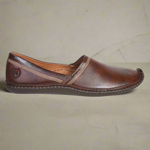 Kolapuri Centre Brown Men's Ethnic Jutis