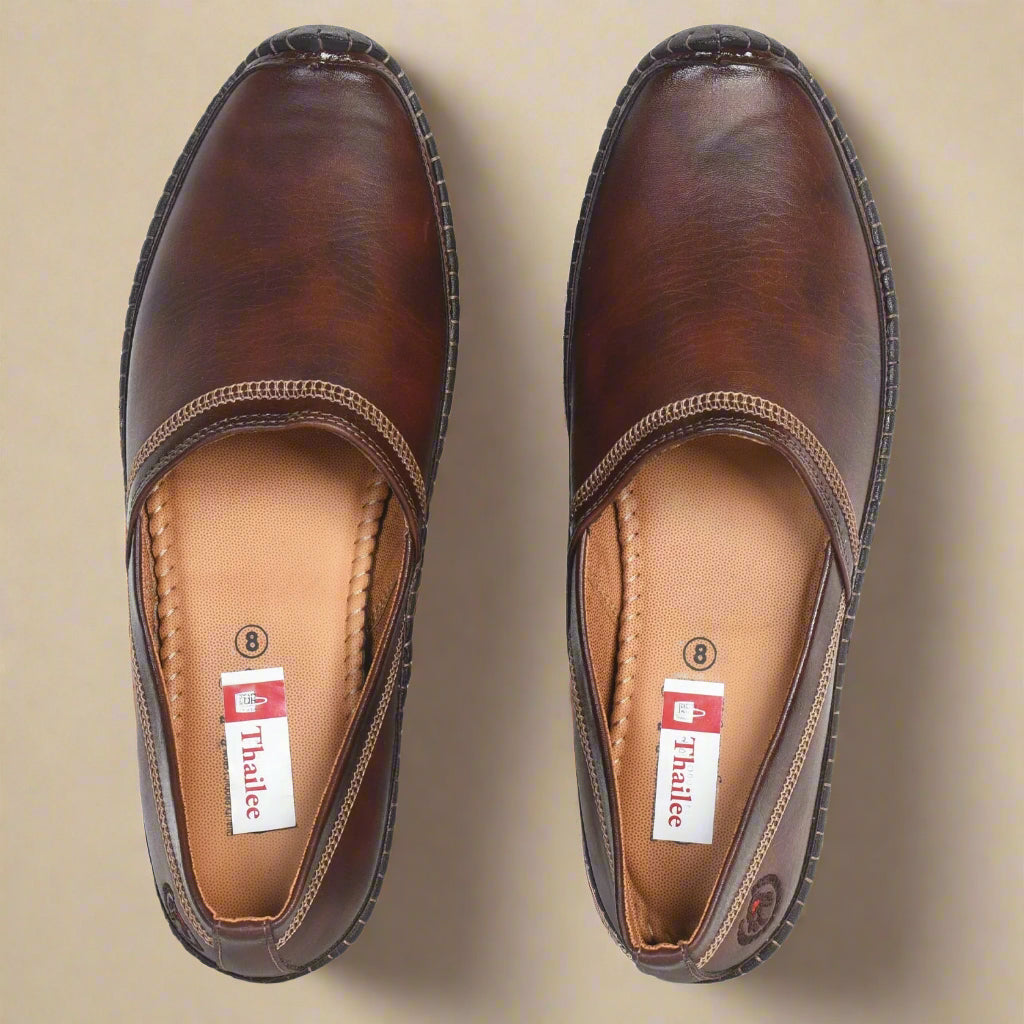 Kolapuri Centre Brown Men's Ethnic Jutis