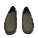 Kolapuri Centre Men's Moss Green Loafer Shoes