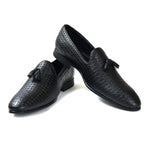 Men's Designer Black Party Wear Shoes