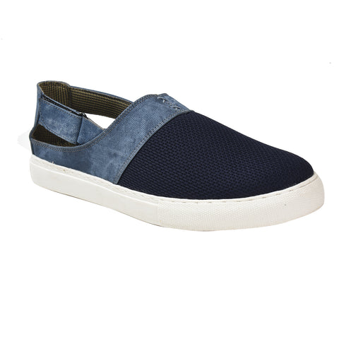 Men's Blue Canvas Casual Shoes