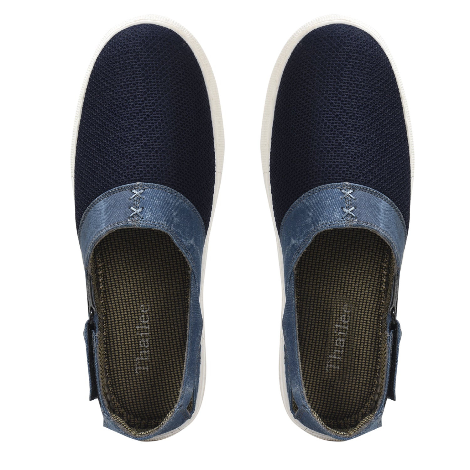 Men's Blue Canvas Casual Shoes