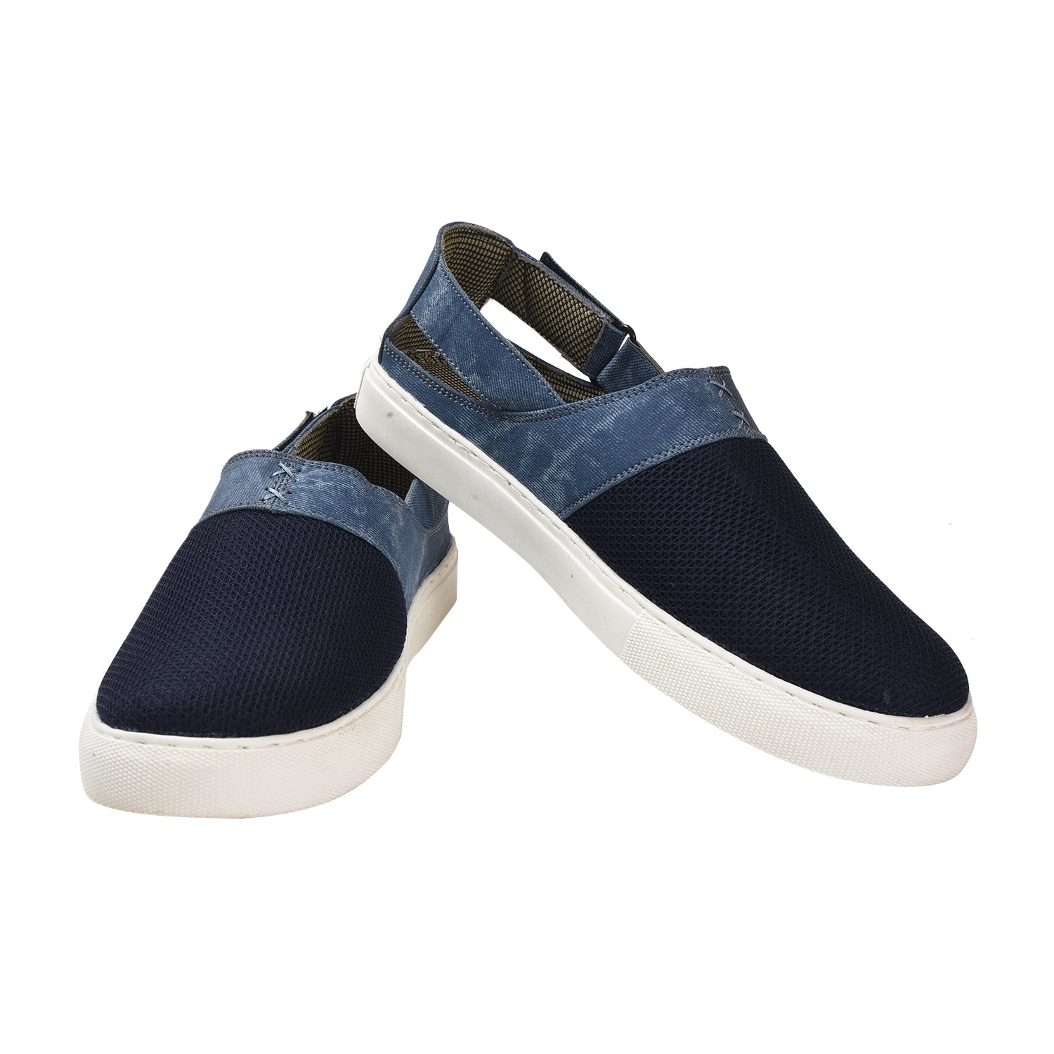 Men's Blue Canvas Casual Shoes