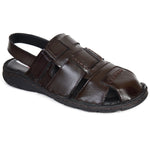 Kolapuri Centre Mens Brown Leather Sandals