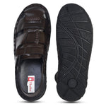 Kolapuri Centre Mens Brown Leather Sandals