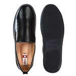 Kolapuri Centre Designer Black Jutis For Men