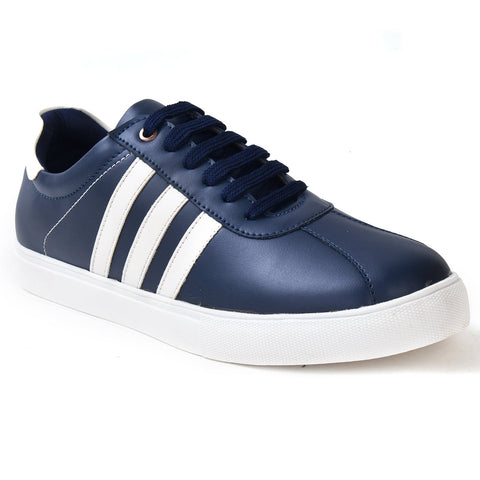 Kolapuri Centre Men's Blue Canvas Casual Shoes